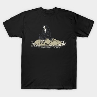 Skull and Boat, Skull and Soldier T-Shirt